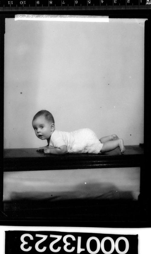 Portrait of an unidentified baby