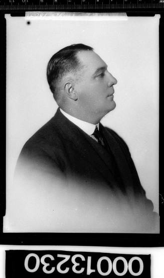 Portrait of an unidentified man