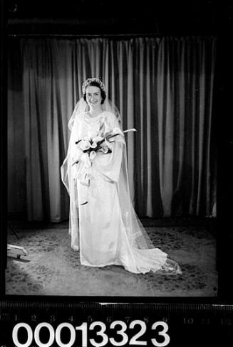 Full length portrait of a bride