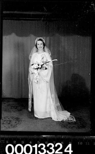 Untitled (wedding portrait of a bride)