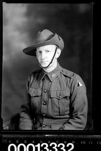 Portrait of an Australian soldier