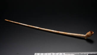 Pipe, excavated from the wreck site of the VERGULDE DRAECK