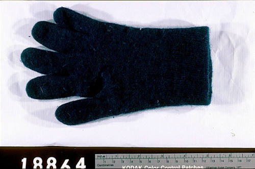 Blue left hand woollen glove from BLACKMORES FIRST LADY