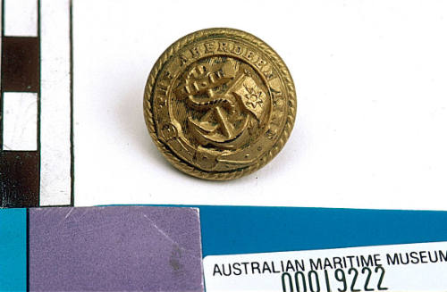 The Aberdeen Line brass button