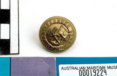 The Aberdeen Line brass button