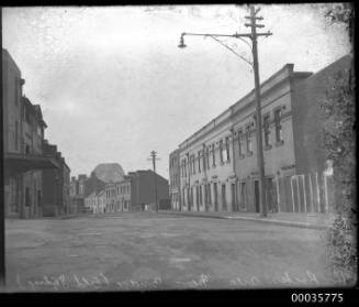 Gloucester Street in The Rocks with Sydney Harbour Bridge in background