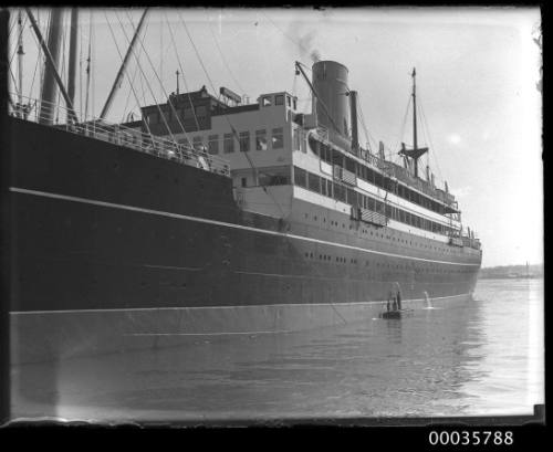 Portside view of WESTRALIA