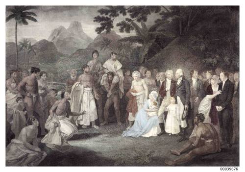 Arrival of missionaries in Tahiti