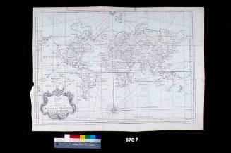Essay d'une Carte Reduite, contenant les parties connuees du Globe Terrestre