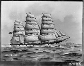 Ship LOCHGARRY at sea.