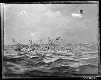 Ship MARECHAL DE CASTRIES at sea.