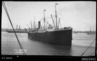 SS SUEVIC in Sydney Harbour
