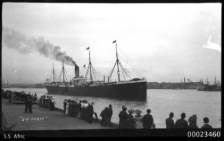 Departure of SS AFRIC Miller's Point