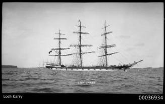 Fully rigged ship LOCH GARRY