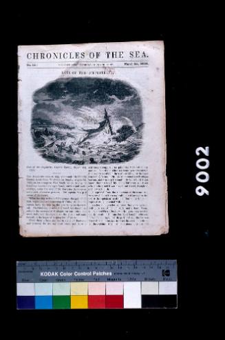 Loss of the AMPHITRITE, Captain Hunter,  31 August 1833