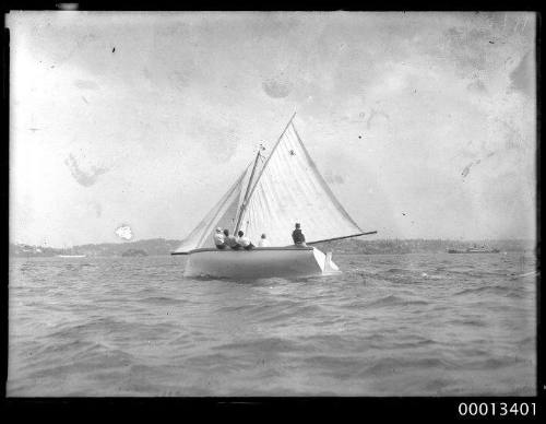 Gaff cutter AOMA on Sydney Harbour