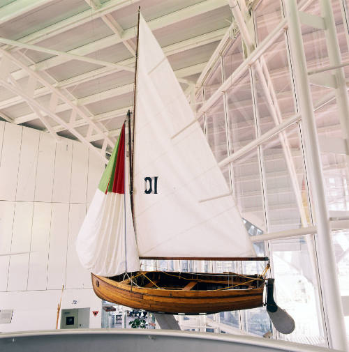 SIRIUS pictured when it was on display suspended over the main foyer of the museum entry in the…