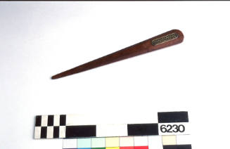 Paper knife - from the teak of HMS WARSPITE