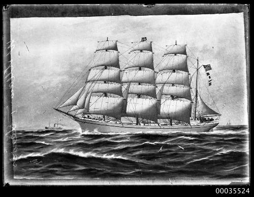 Ship WILLIAM T LEWIS at sea.