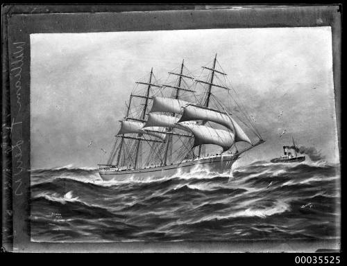 Ship WILLIAM T LEWIS at sea.