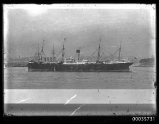 Unidentified cargo / passenger ship