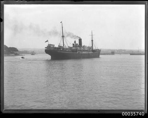 View of passenger liner NELLORE in harbour.