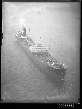 MV NEW ZEALAND of the Blue Star Line underway in Sydney Harbour