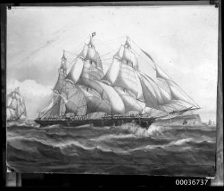 Painting of the clipper ship THERMOPYLAE