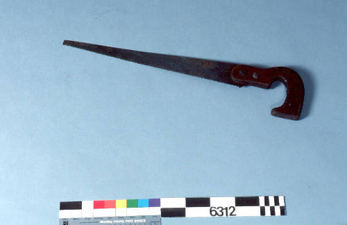 Compass saw used by Wee Georgie Robinson