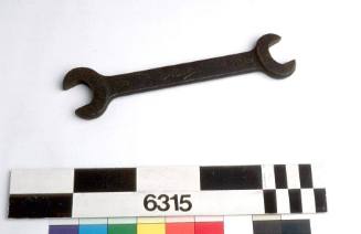 Open ended fixed spanner owned by Wee Georgie Robinson