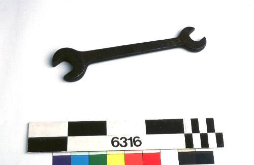 Open ended fixed spanner used by Wee Georgie Robinson