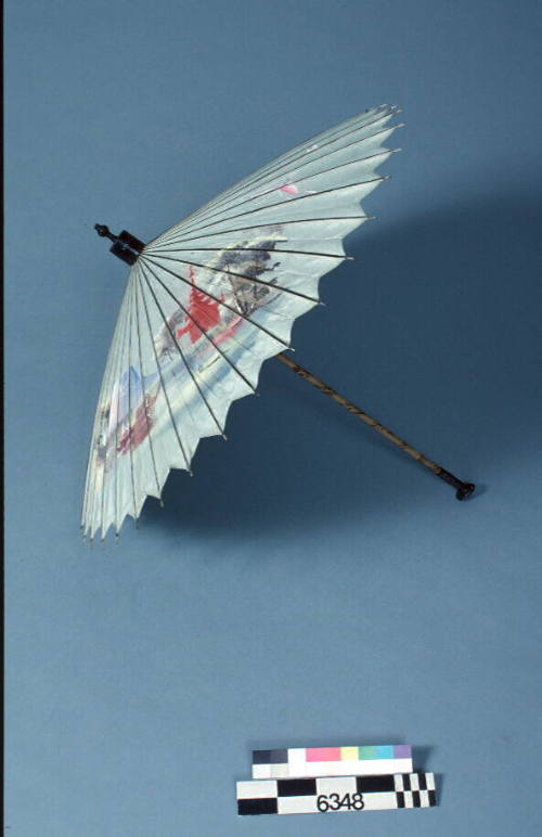 Parasol made by Maung Yain in Bassein (now Pathein), Burma