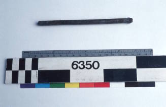 Metal rod associated with ring spanner from Inflatable Rescue Boat IRB 1