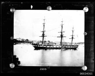 HMS GALATEA with date inscription 'Nov. 1870'.