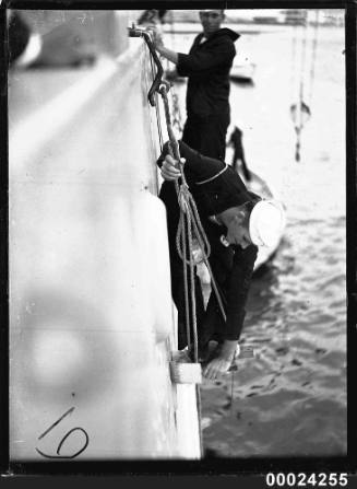 Crew member of USS ASTORIA