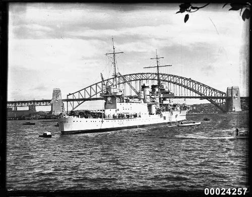 USS ASTORIA in Farm Cove, Sydney