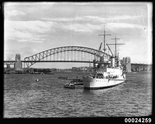 USS ASTORIA in Farm Cove, Sydney