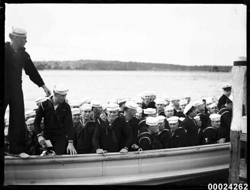 Naval sailors from USS ASTORIA