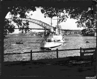 USS ASTORIA in Farm Cove, Sydney