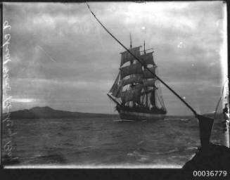 View of ROTHESAY BAY underway near coastline.