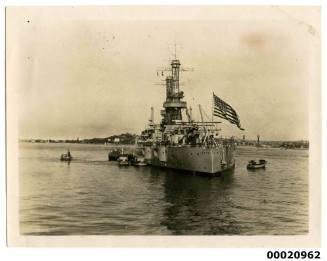 USS IDAHO IV in Sydney Harbour