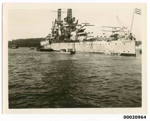 USS MISSISSIPPI III in Sydney Harbour