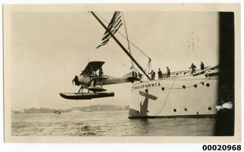 USS CALIFORNIA V seaplane