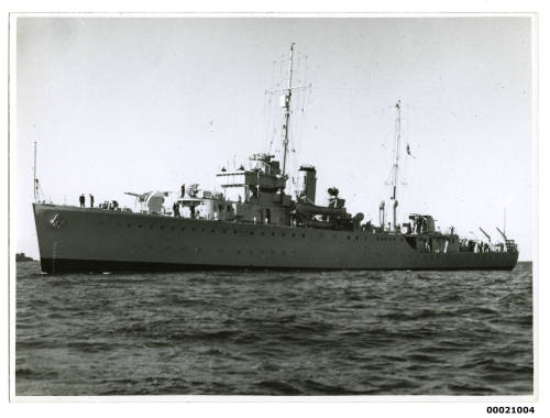 HMAS WARREGO II sea trials