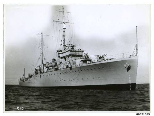 HMAS WARREGO II sea trials