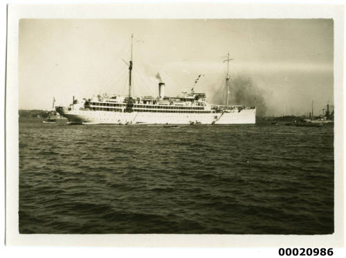 USS RELIEF in Sydney Harbour