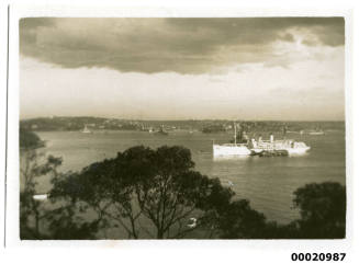 USS RELIEF in Sydney Harbour