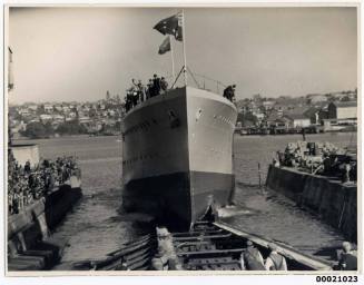 Launch of HMAS PARRAMATTA (II)