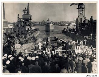 Launch of HMAS PARRAMATTA (II)