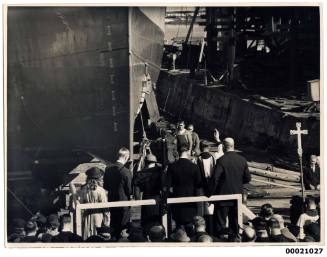 Launch of HMAS PARRAMATTA (II)